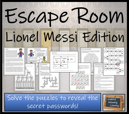 Lionel Messi Escape Room Activity