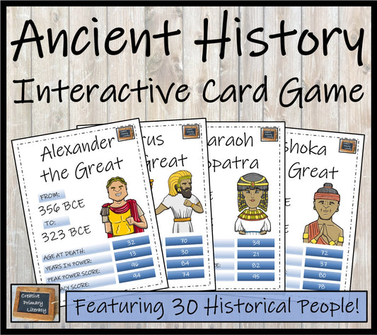 Ancient History Trading Cards Game