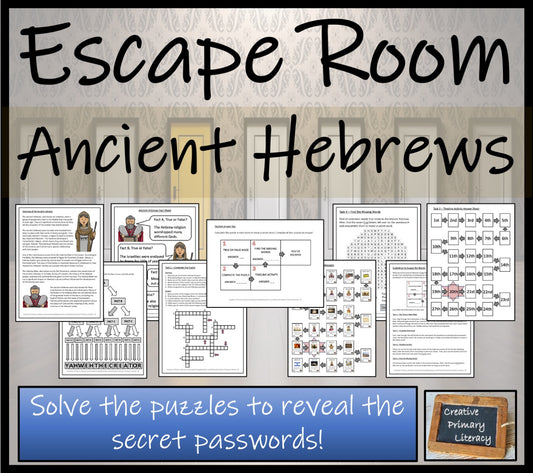 Ancient Hebrews Escape Room Activity