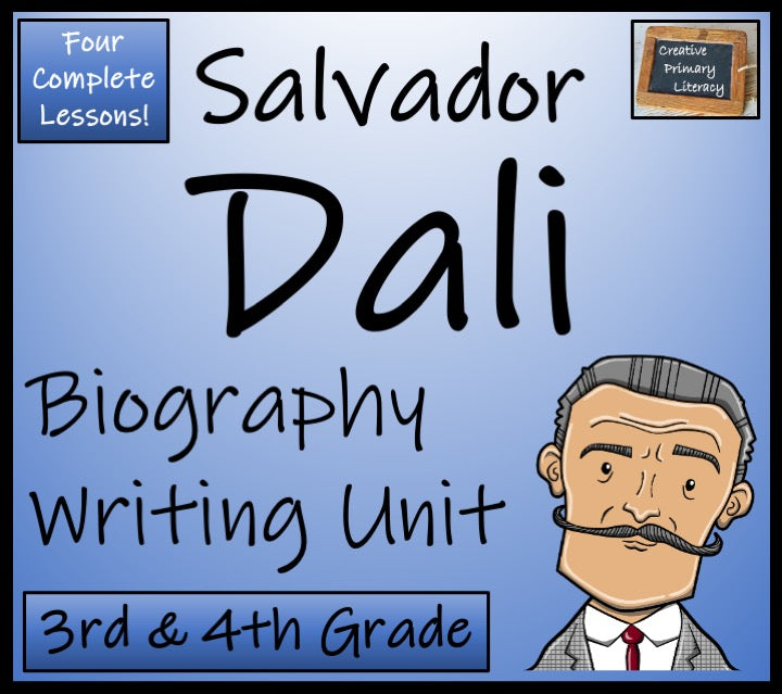 Salvador Dalí Biography Writing Unit | 3rd–4th Grade | Art History