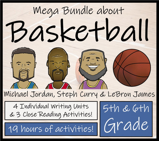 Basketball Stars Mega Bundle of Activities | 5th Grade & 6th Grade