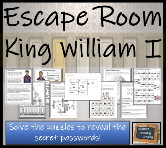 William the Conqueror Escape Room Activity