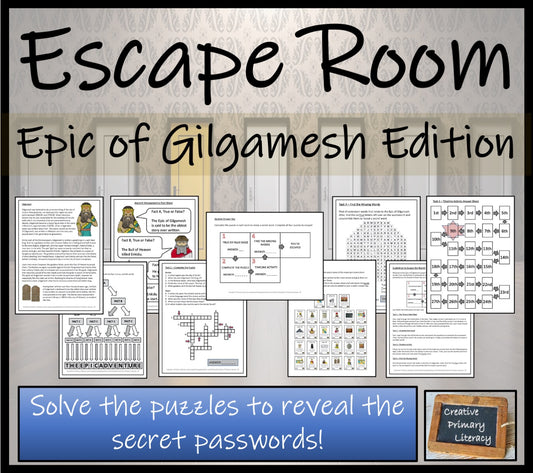Epic of Gilgamesh Escape Room Activity
