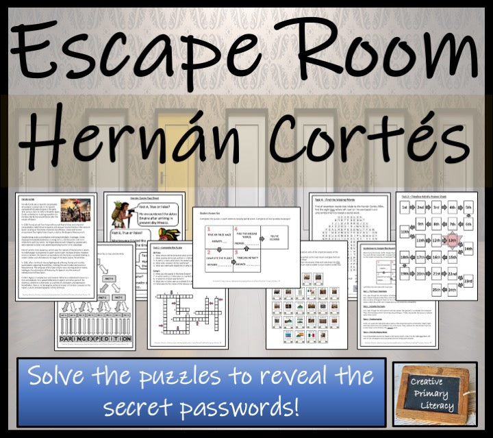 Hernan Cortes Escape Room Activity
