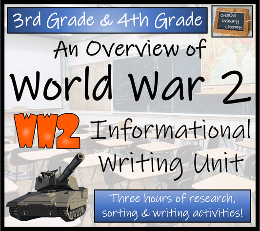 World War II Informational Writing Unit | 3rd Grade & 4th Grade