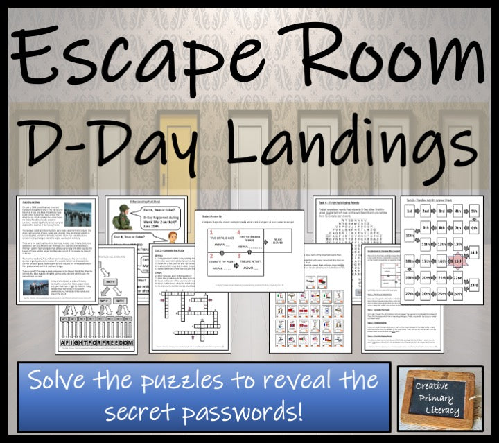 D-Day Landings Escape Room Activity