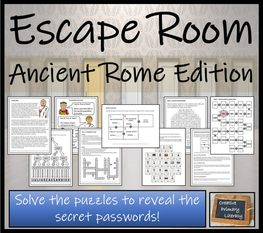 Ancient Rome Escape Room Activity