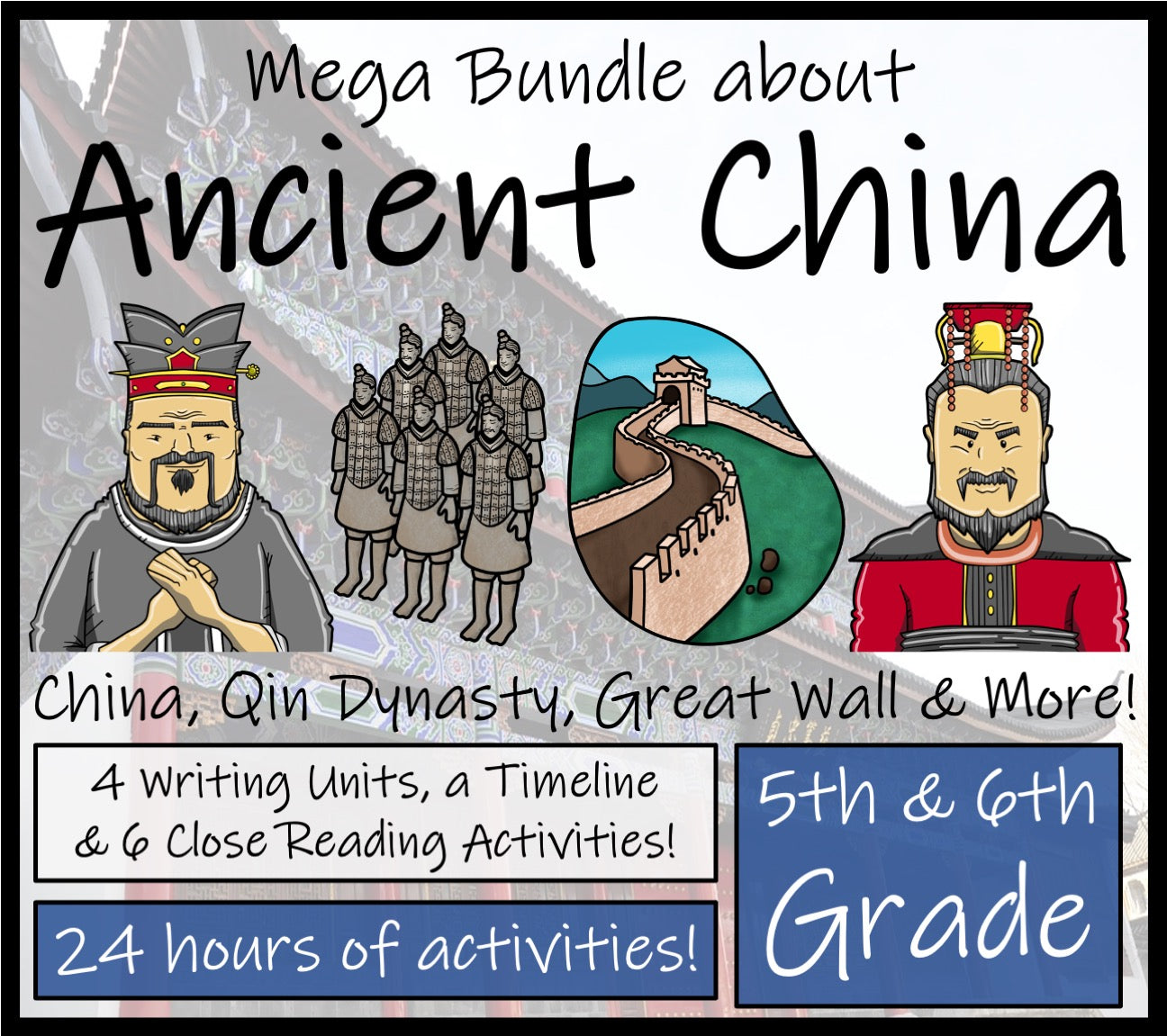 Ancient China Mega Bundle of Activities | 5th Grade & 6th Grade