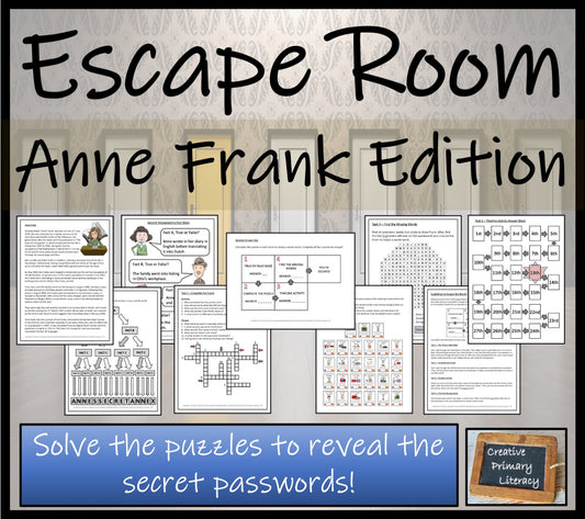 Anne Frank Escape Room Activity