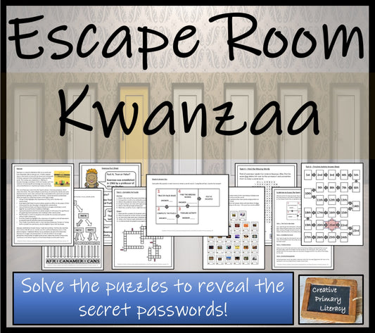 Kwanzaa Escape Room Activity