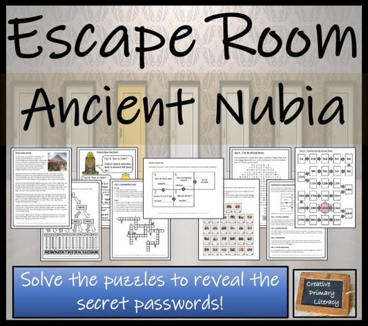 Ancient Nubia Escape Room Activity