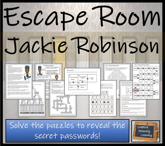 Jackie Robinson Escape Room Activity