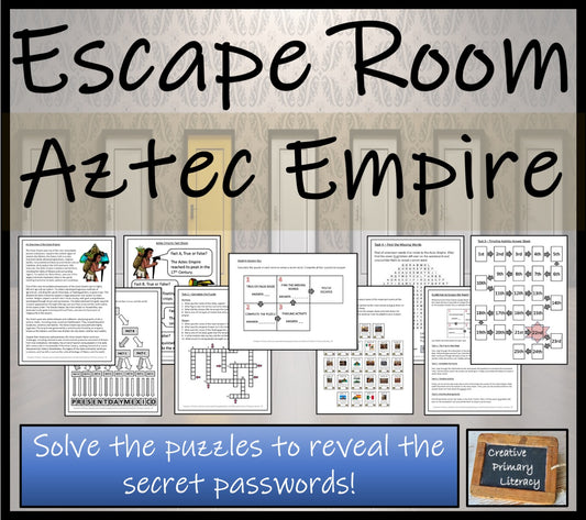 Aztec Empire Escape Room Activity