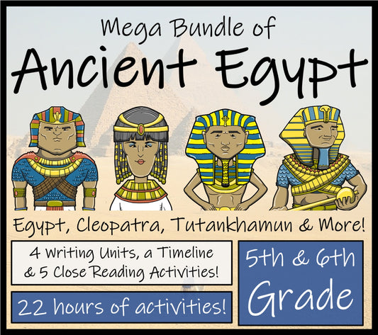 Ancient Egypt Mega Bundle of Activities | 5th Grade & 6th Grade