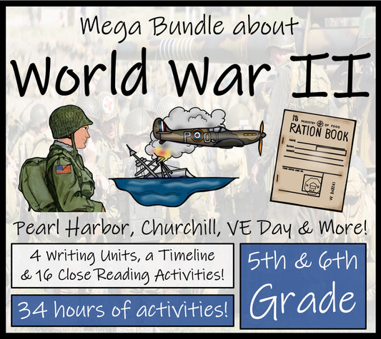 World War II Mega Bundle of Activities | 5th Grade & 6th Grade