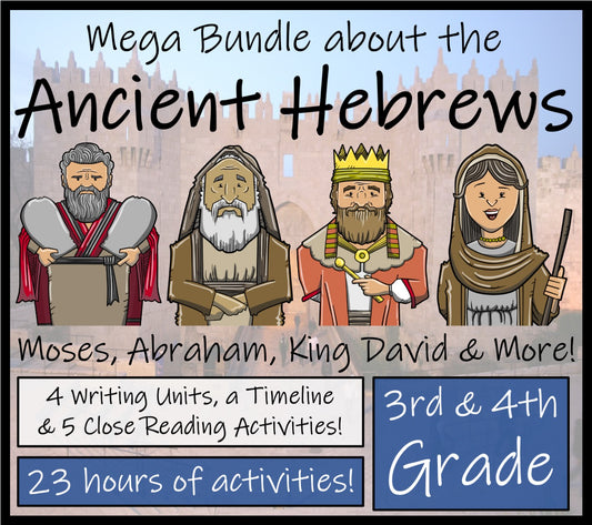 Ancient Hebrews Mega Bundle of Activities | 3rd Grade & 4th Grade