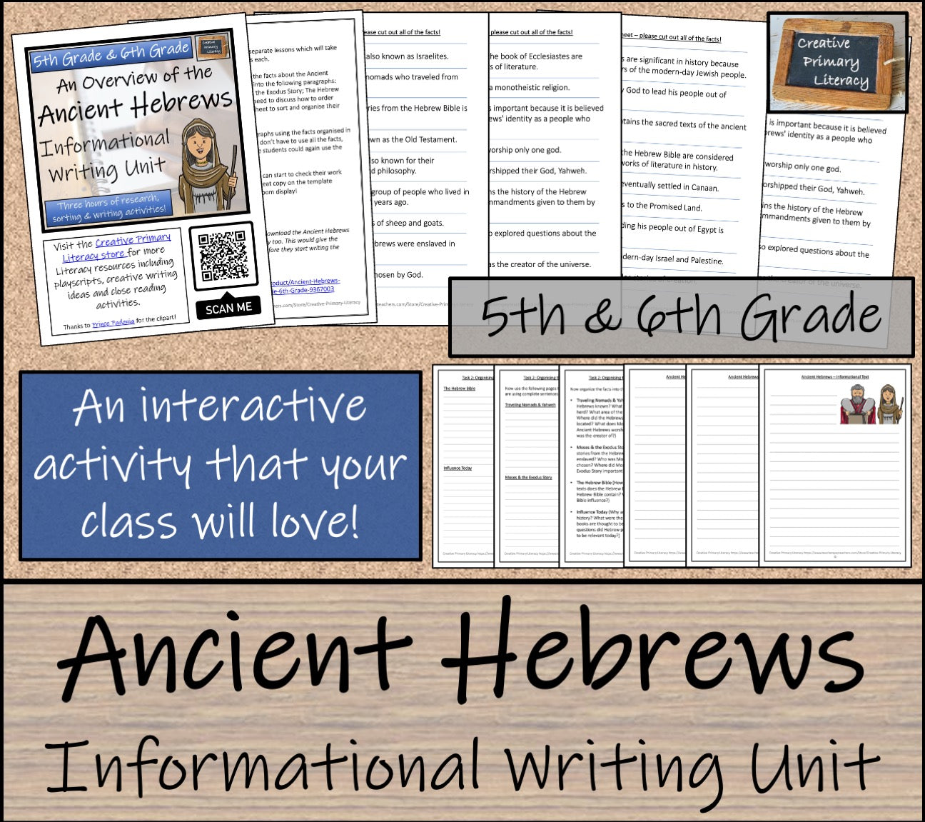 Ancient Hebrews Informational Writing Unit | 5th Grade & 6th Grade