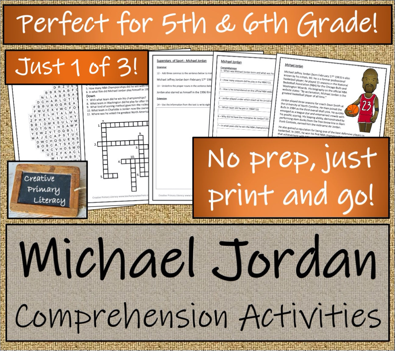 Basketball Stars Mega Bundle of Activities | 5th Grade & 6th Grade