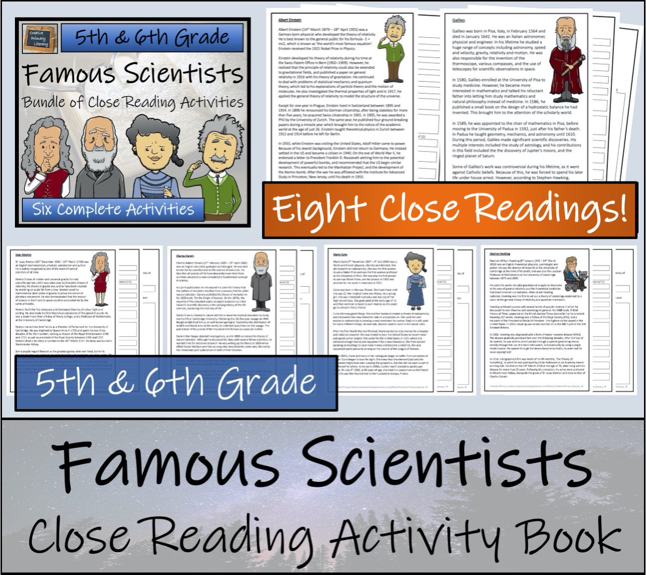 Famous Scientists Mega Bundle of Activities | 5th Grade & 6th Grade