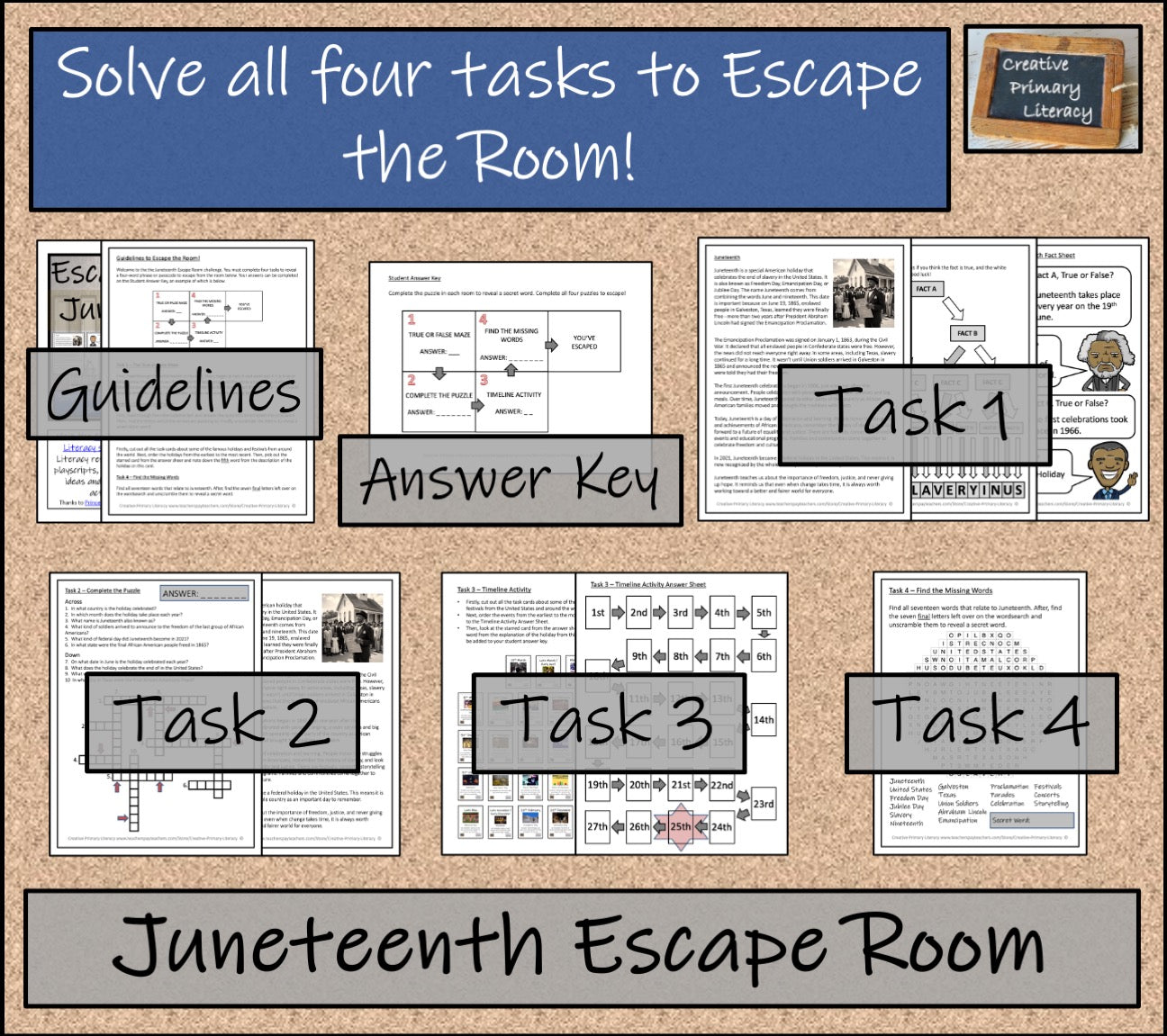 Juneteenth Escape Room Activity