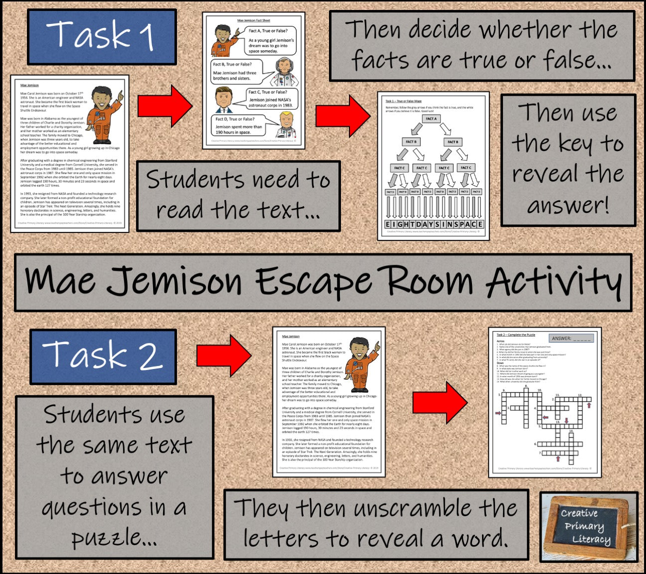 Mae Jemison Escape Room Activity