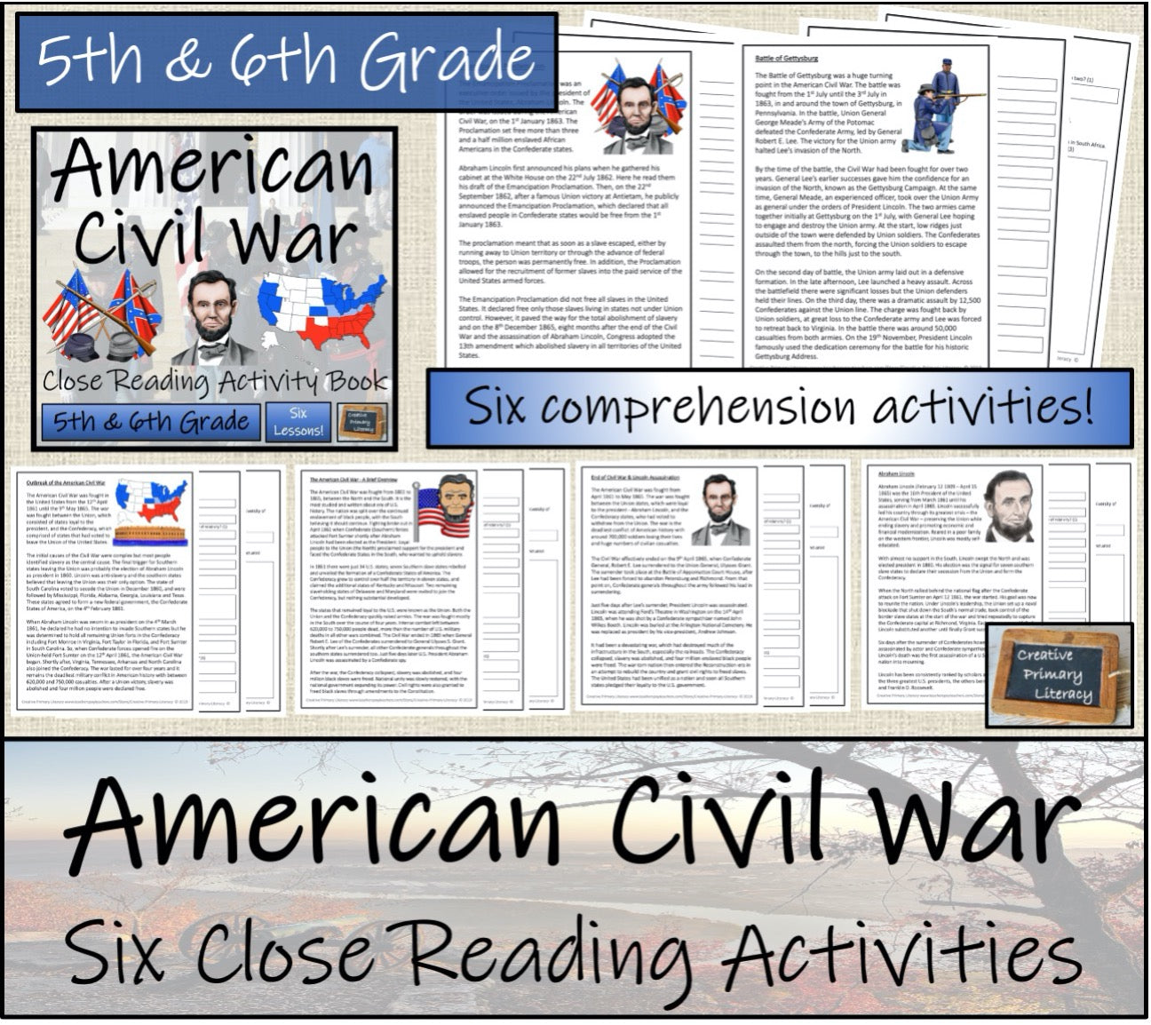 American Civil War Mega Bundle of Activities | 5th Grade & 6th Grade