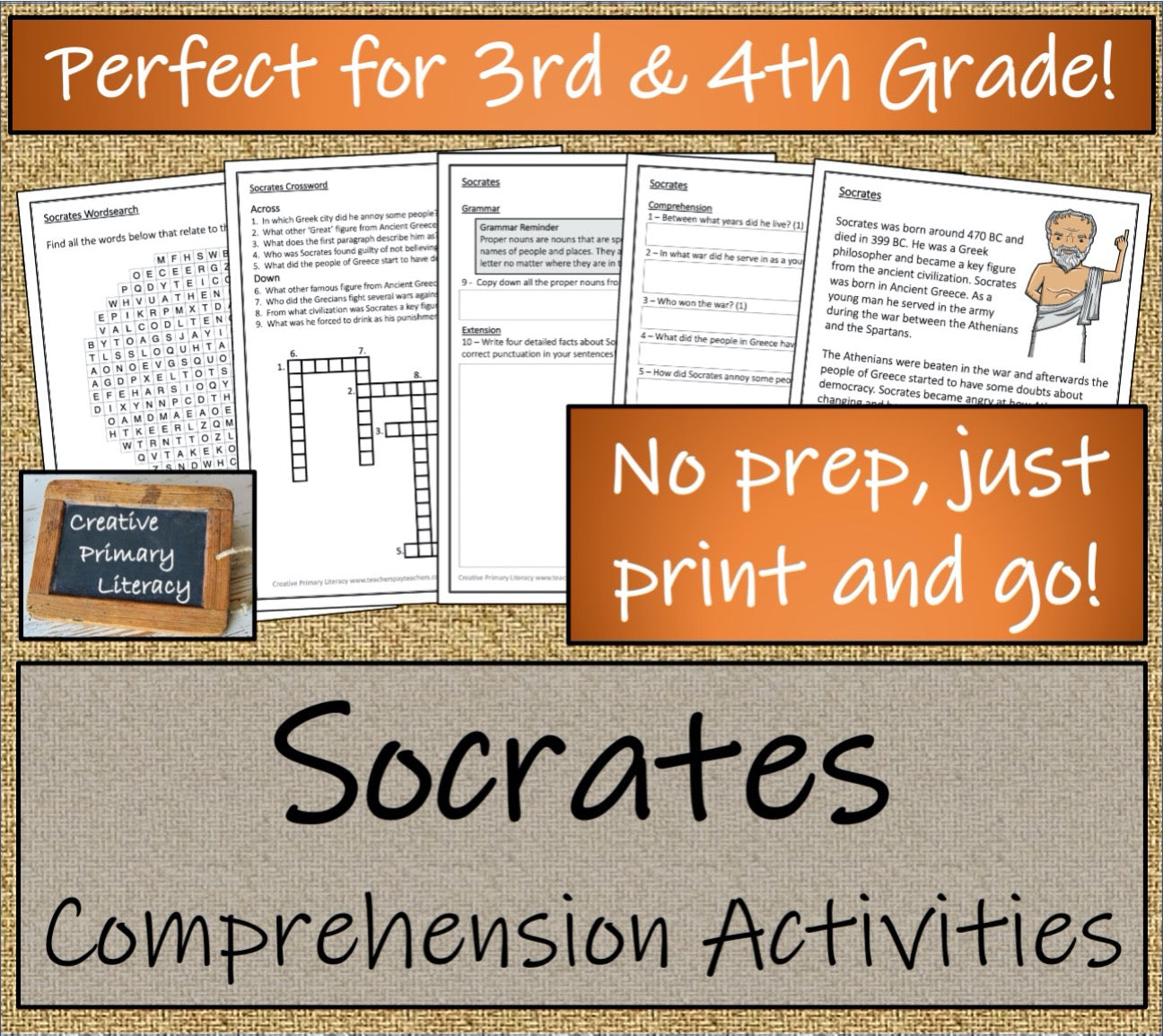 Ancient Greece Close Reading Comprehension Book | 3rd Grade & 4th Grade