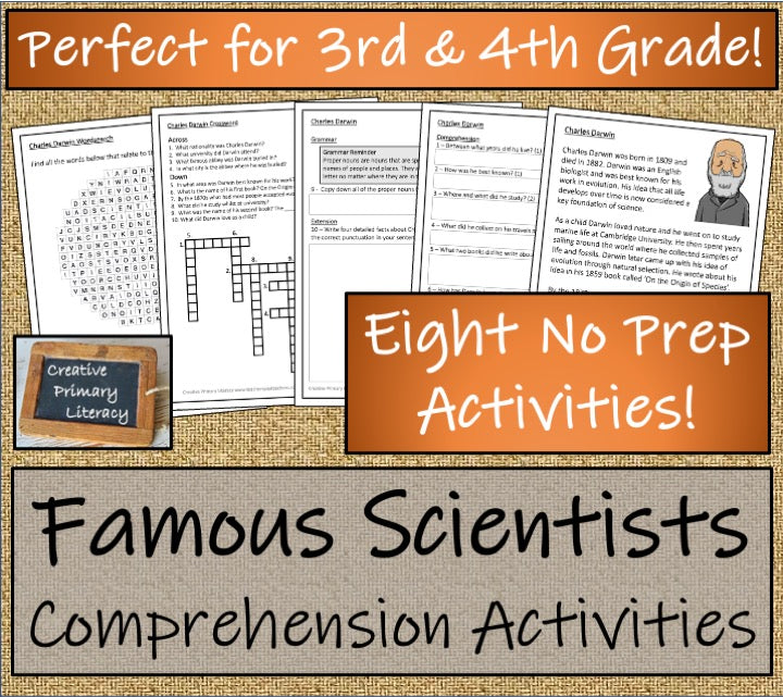 Famous Scientists Mega Bundle of Activities | 3rd Grade & 4th Grade