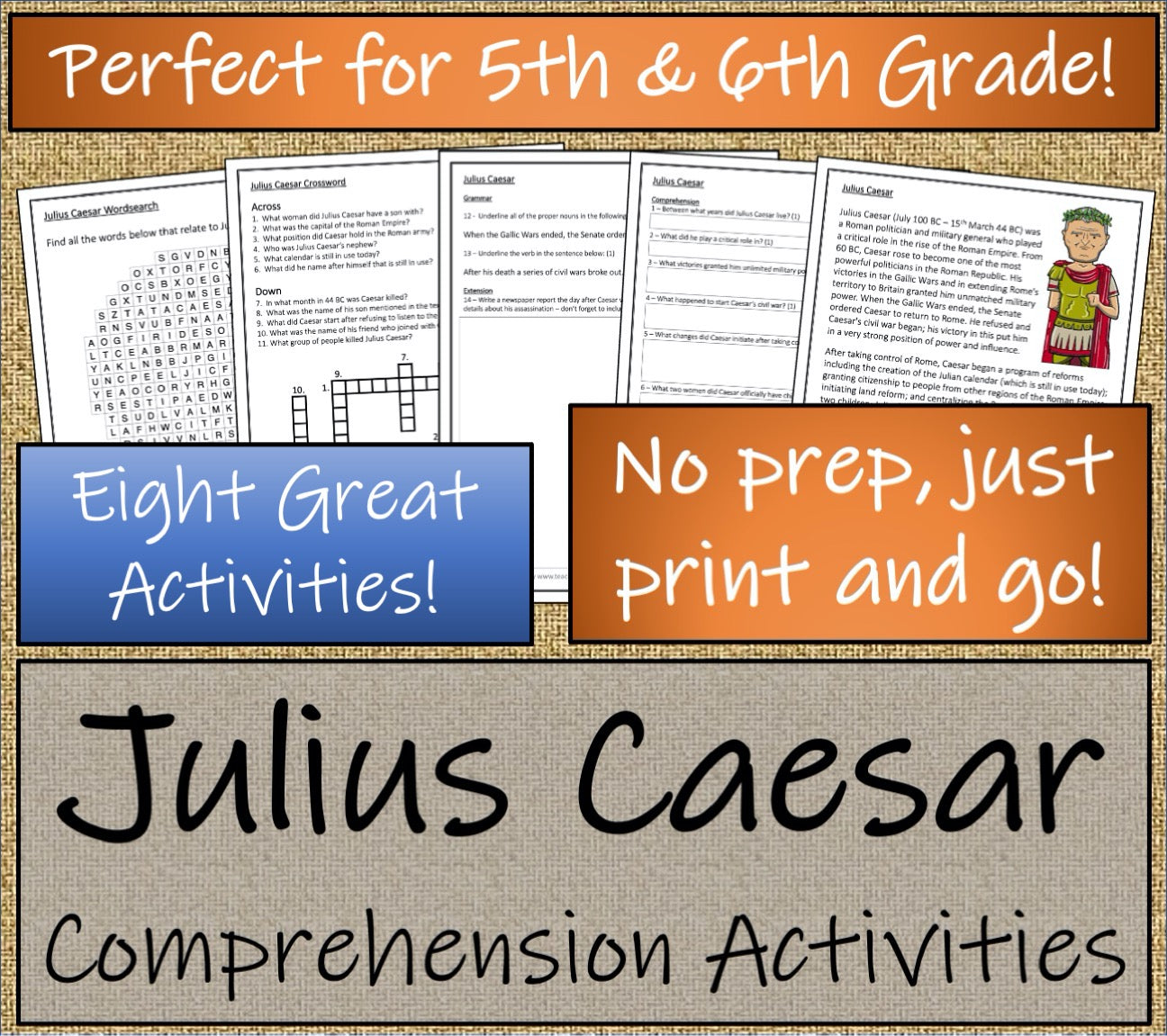 Ancient Rome Close Reading Comprehension Activity Book | 5th Grade & 6th Grade