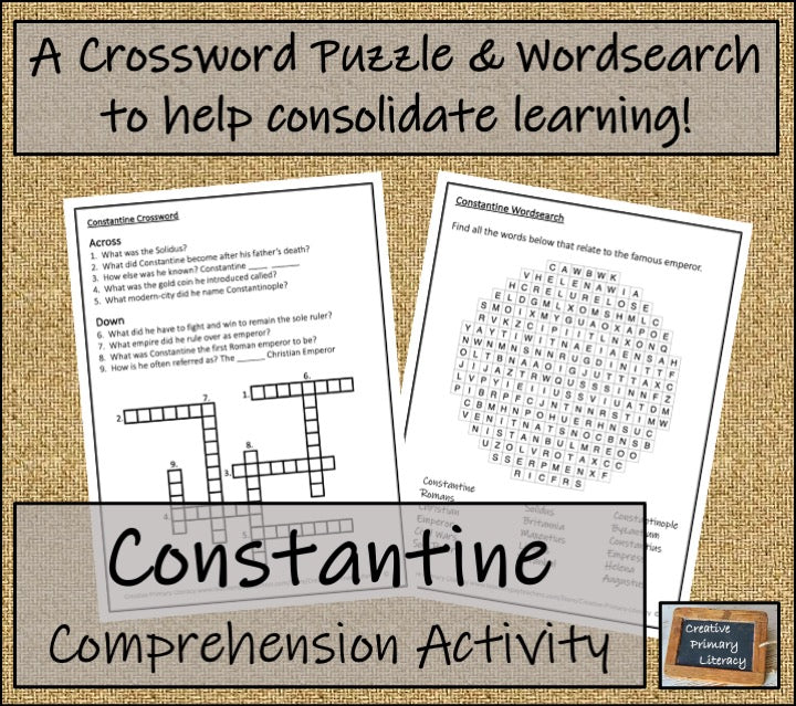 Constantine Biography Project & Writing Unit | 5th Grade & 6th Grade