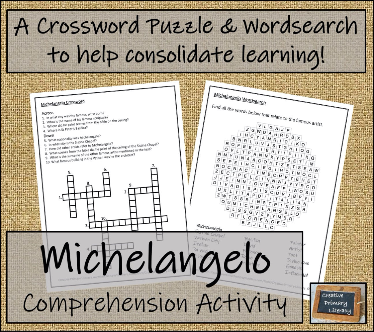 Michelangelo Biography Project & Writing Unit | 5th Grade & 6th Grade