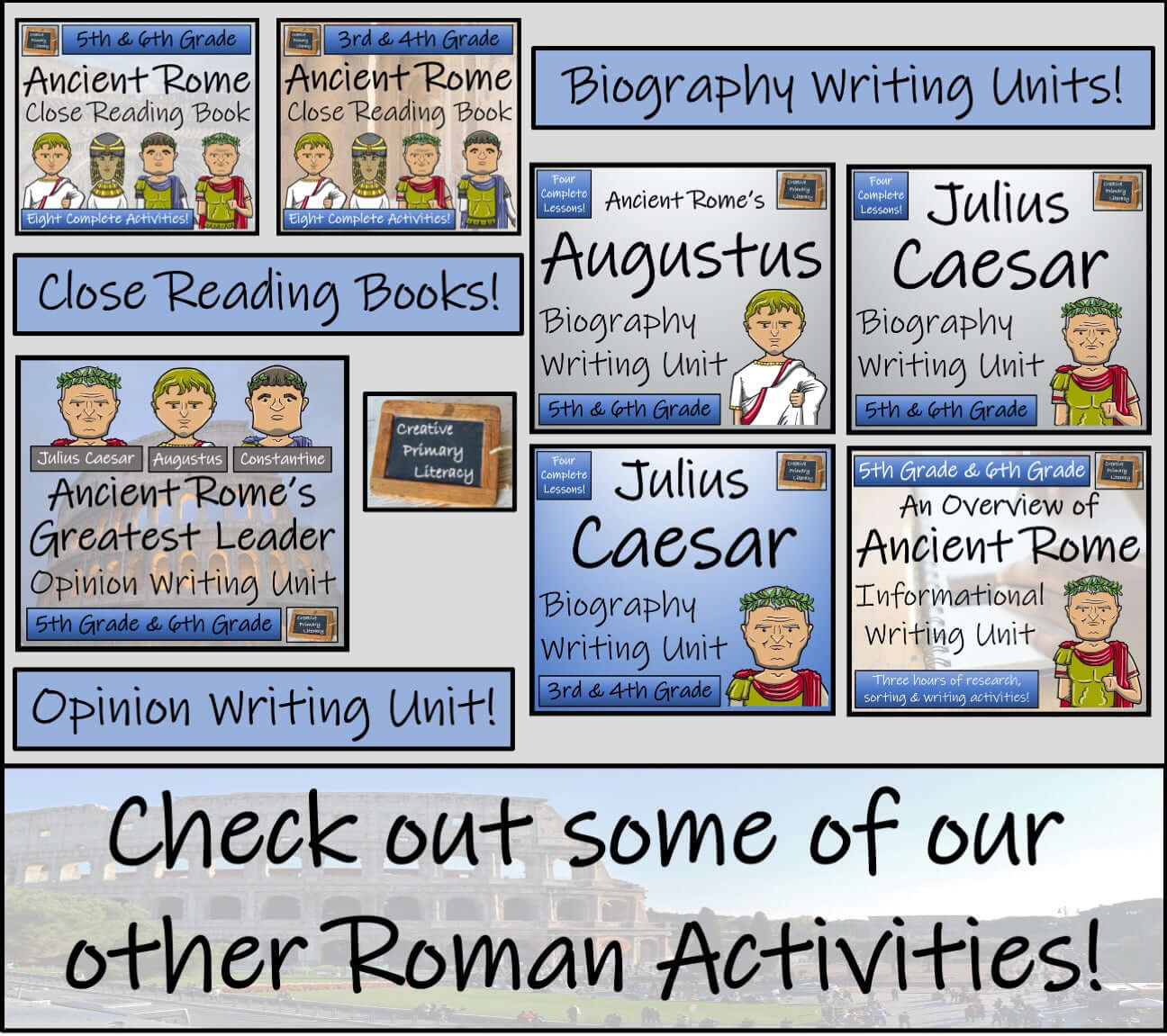 Ancient Rome Timeline Activity & Classroom Display