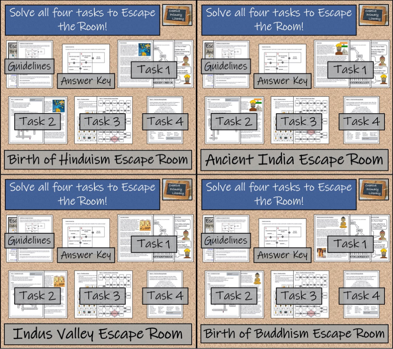 Ancient History Escape Room Mega Bundle | Volume 2 | 5th & 6th Grade