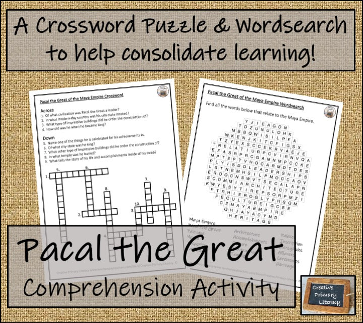 Pacal the Great Biography Project & Writing Unit | 5th Grade & 6th Grade