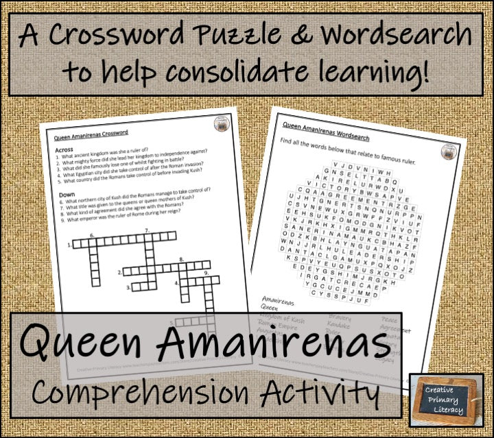 Queen Amanirenas Biography Project & Writing Unit | 5th Grade & 6th Grade