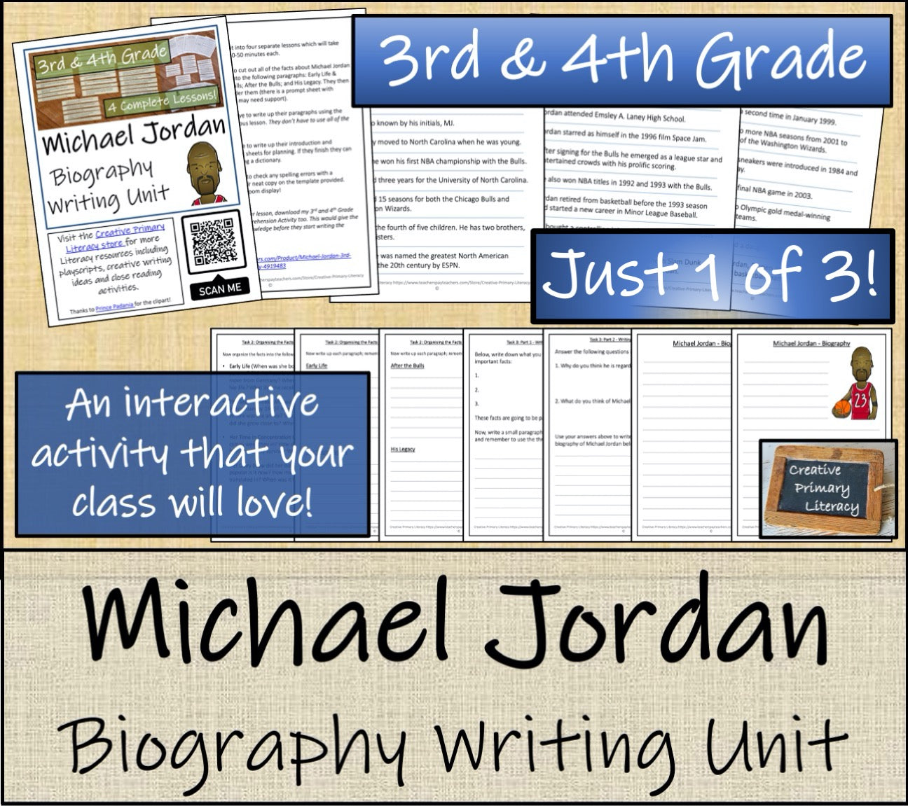 Basketball Stars Reading & Writing Mega Bundle | 3rd Grade & 4th Grade