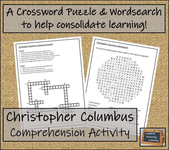 Christopher Columbus Biography Project & Writing Unit | 5th Grade & 6th Grade