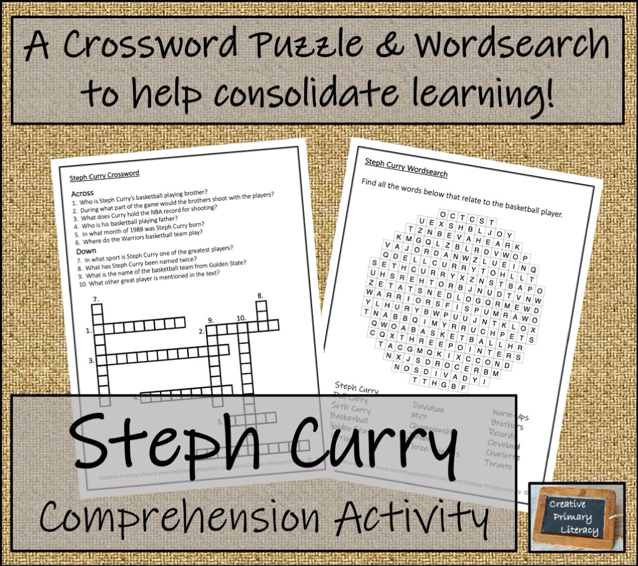 Stephen Curry Biography Project & Writing Unit | 5th Grade & 6th Grade