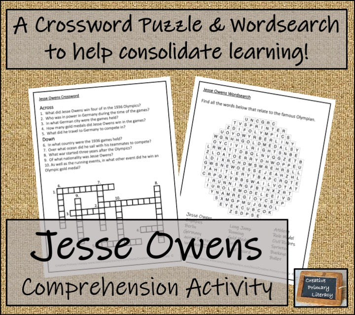 Jesse Owens Biography Project & Writing Unit | 5th Grade & 6th Grade
