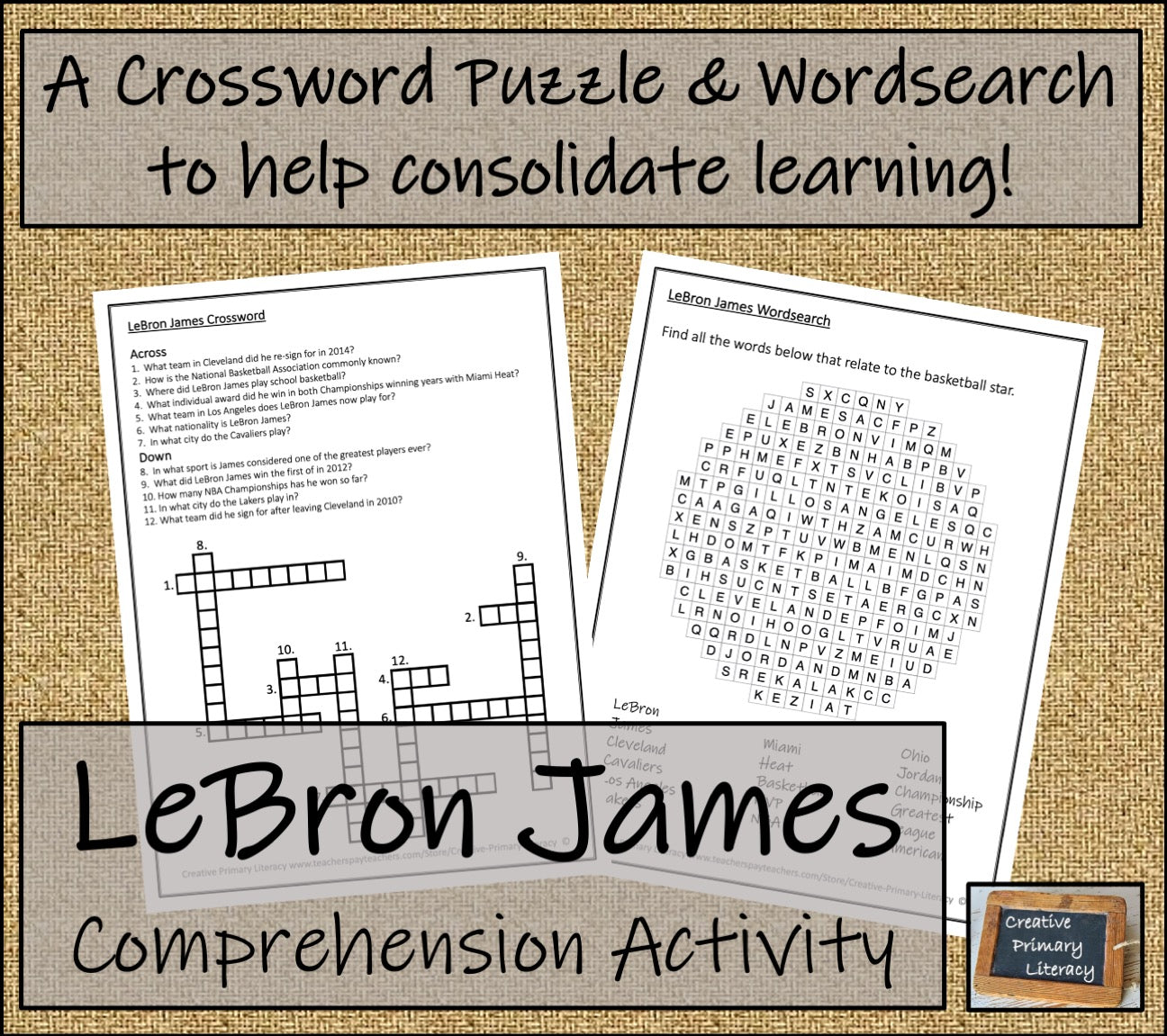 LeBron James Biography Project & Writing Unit | 5th Grade & 6th Grade