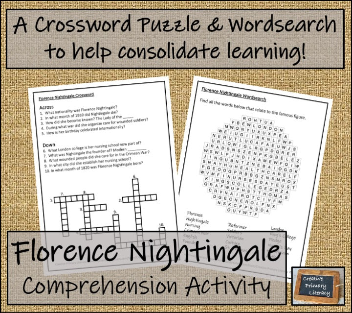 Florence Nightingale Biography Project & Writing Unit | 5th Grade & 6th Grade