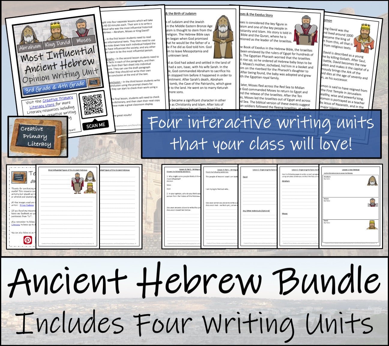 Ancient Hebrews Mega Bundle of Activities | 3rd Grade & 4th Grade