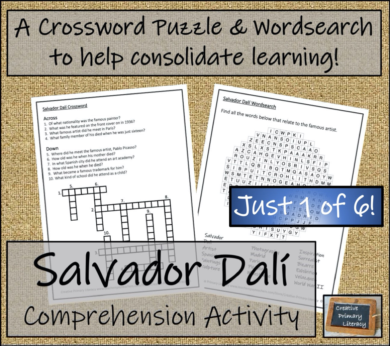Famous Artists Close Reading & Biography Writing Bundle | 5th Grade & 6th Grade