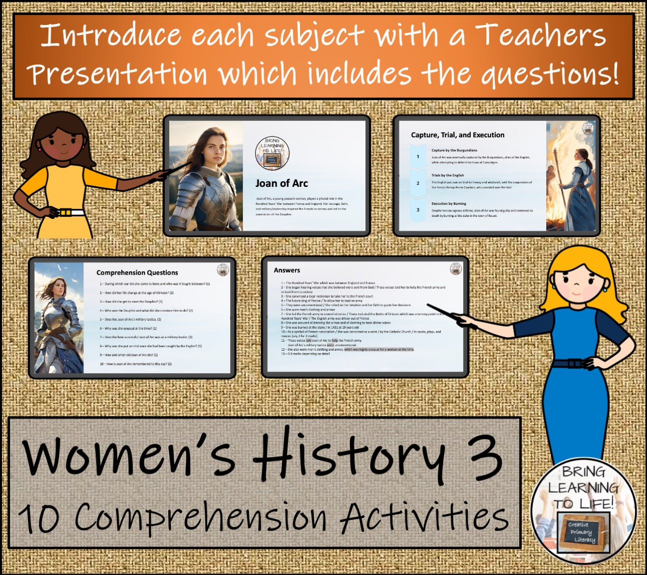 Womens History Volume 3 Close Reading Comprehension Bundle | 5th & 6th Grade