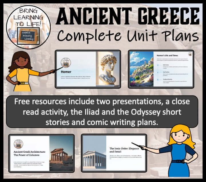 Ancient Greece Unit Plans | 5th Grade or 6th Grade