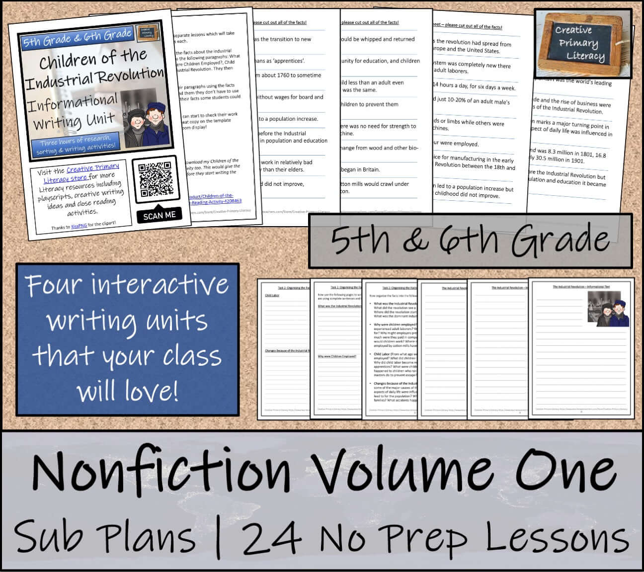 Emergency Sub Plans: Non-Fiction Bundle | 5th–6th Grade
