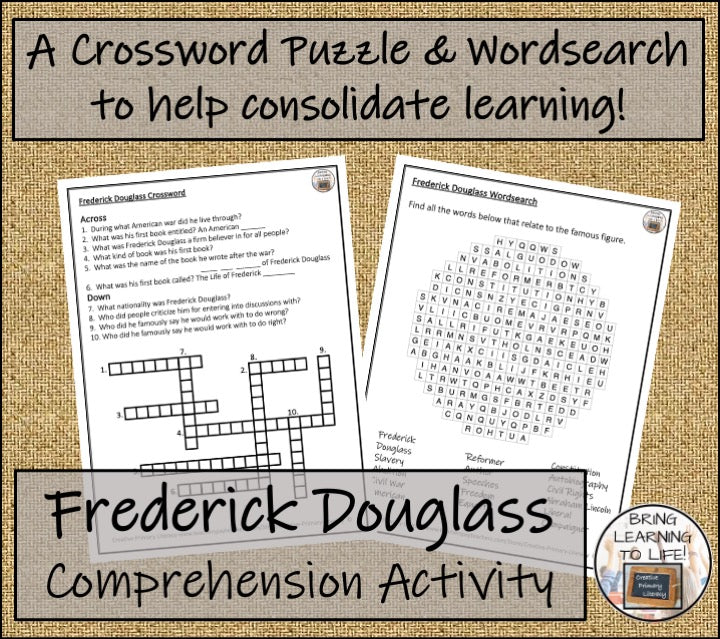 Frederick Douglass Biography Project & Writing Unit | 5th Grade & 6th Grade