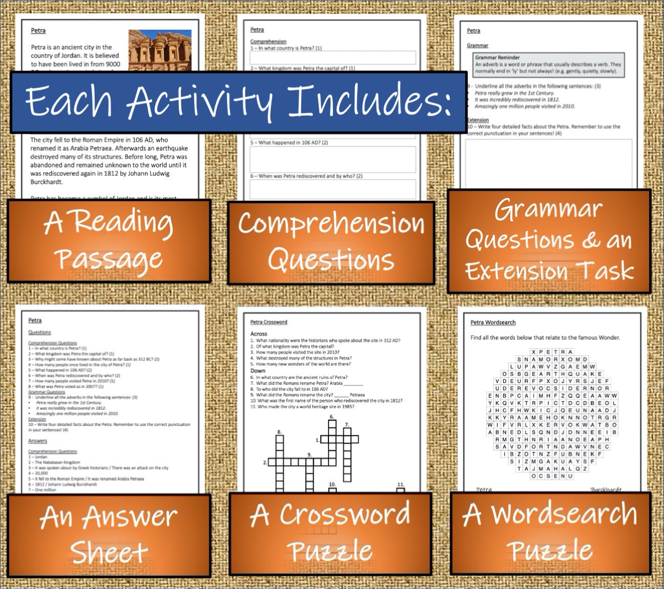 August Close Reading Comprehension Activity Book | 3rd-4th Grade