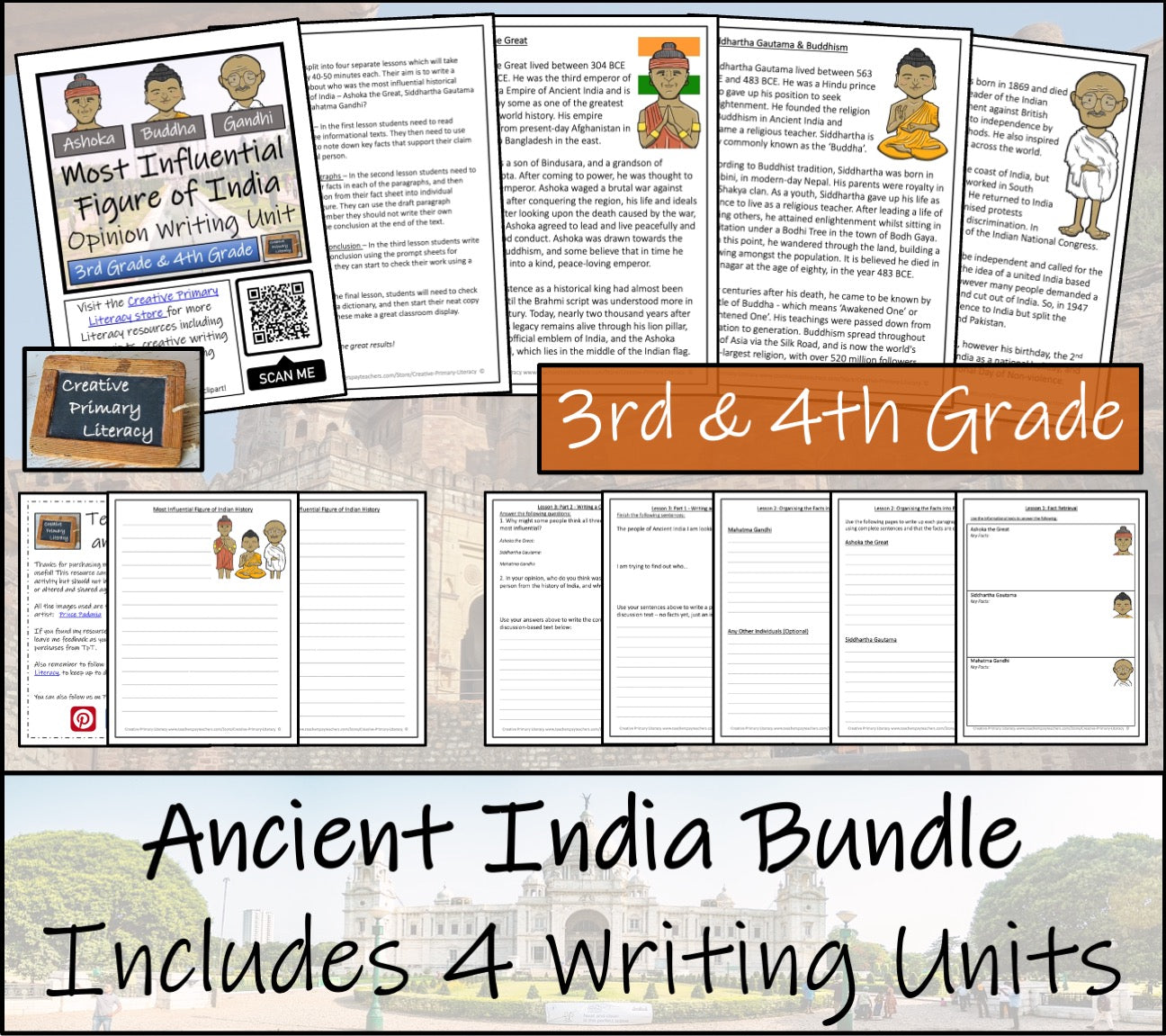 Ancient India Mega Bundle of Activities | 3rd Grade & 4th Grade