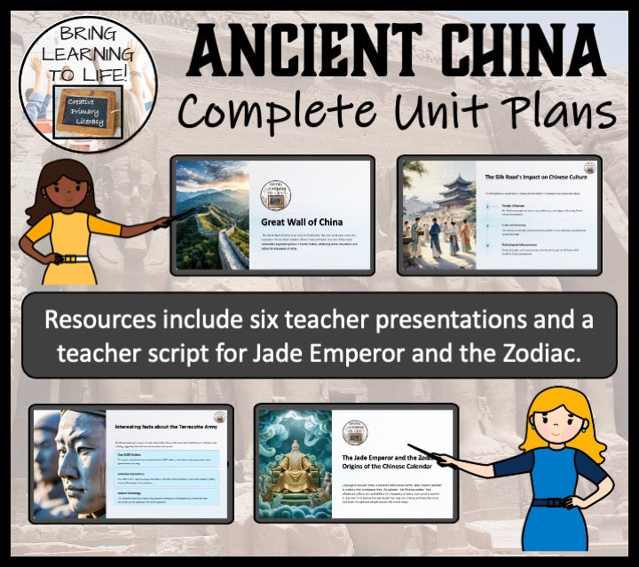 Ancient China Unit Plans and Resource Bundle | 5th Grade & 6th Grade